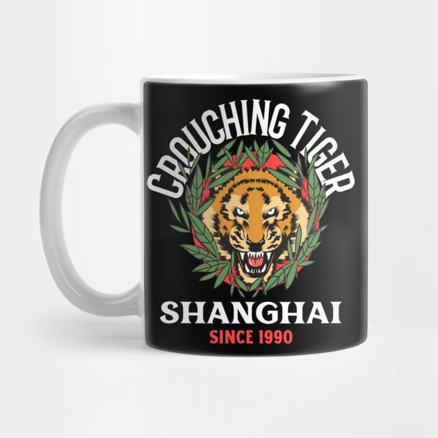 Crouching Tiger Shanghai by Tip Top Tee's